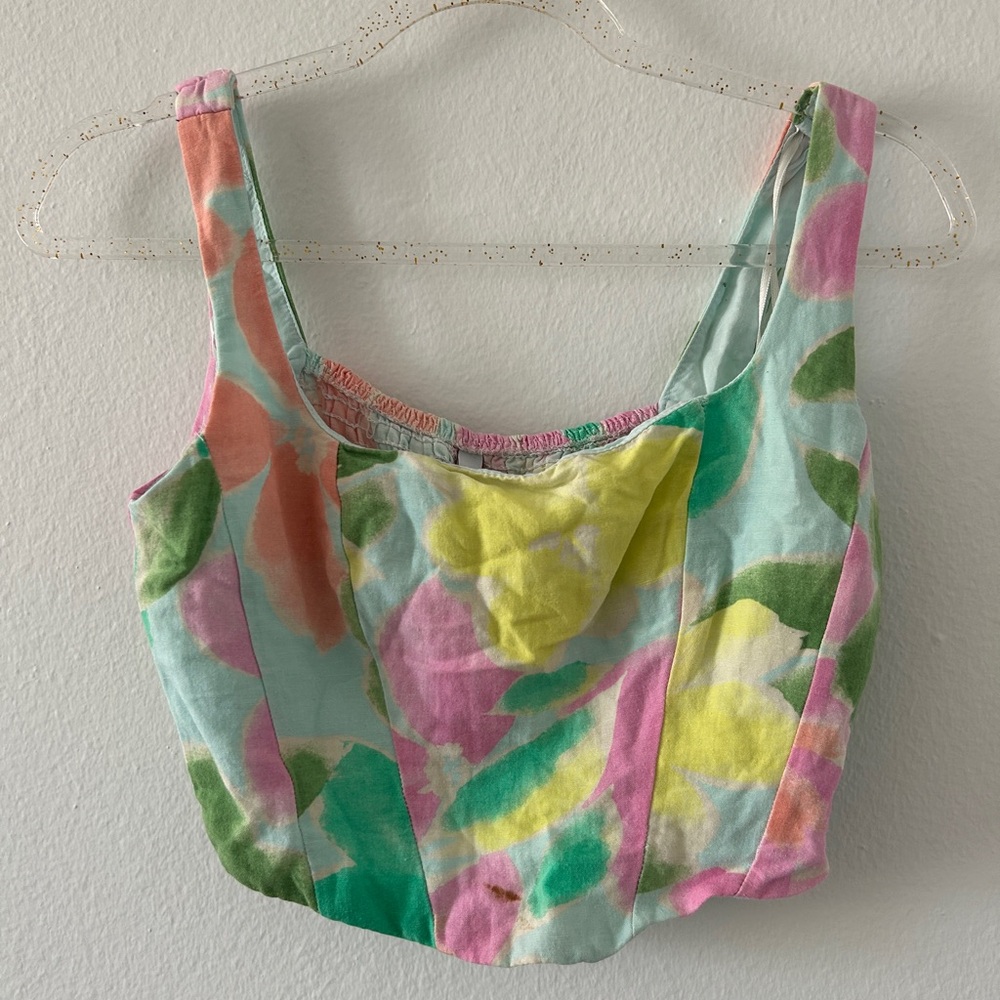 Colorful Corset Top
